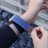 Denim Nylon Armband für Apple Watch Ultra 3-2-1 49mm 11 10 46mm 42mm Geflochtenes Armband iWatch 9 8 7 6 5 4 SE 45mm 44mm 41/40mm Band
