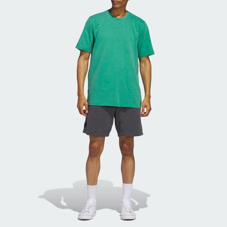 Adidas Originals Trefoil Solid Track Shorts Men Bottoms Grey HS3031