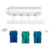 White Retractable Clothesline Punch Installation Laundry Drying Line  Balcony Bathroom Laundry Room
