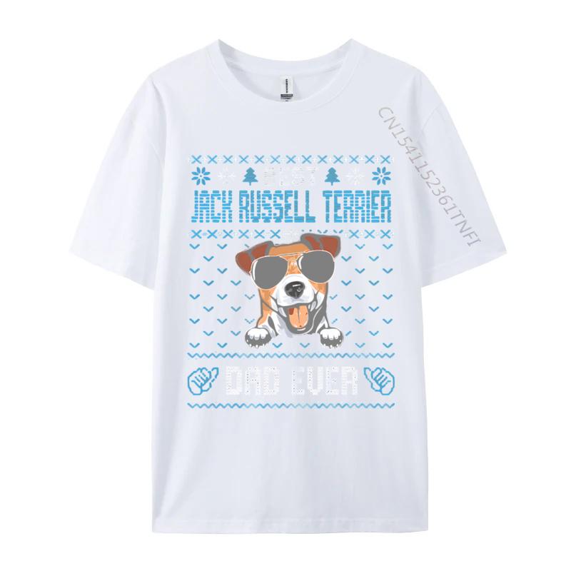 

Brand New Mens T Shirts Cotton Best Jack Russell Terrier Dad Ever Ugly Tshirt Tops Shirts Camisetas Crazy S