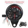 Motorcycle Speedometer 12V Backlight Indicator Odometer Gauge with LED Signal Light Universal