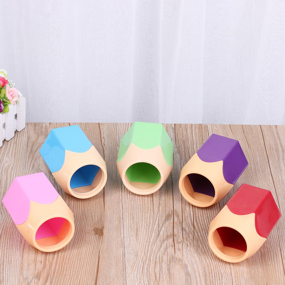 1 Stück Neuer Mini-Stiftehalter Stifteaufbewahrung Vase Schreibwaren Geschenktasse Make-up-Pinselbehälter Box Schreibtisch-Organizer