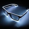 EL LED Sound-Activated Luminous Glasses - Light-Up Party Masquerade Eye Decoration