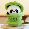 Cute tea bowl panda plush doll cover bowl tea Chengdu travel souvenir gifts for children and girls