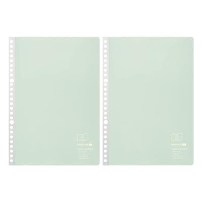 KOKUYO ME B5 50 Fragile Set of Loose-Leaf Paper, B-Ruled, 6mm, Sheets, Mint, 2, KME-LP936B-LGX2SET