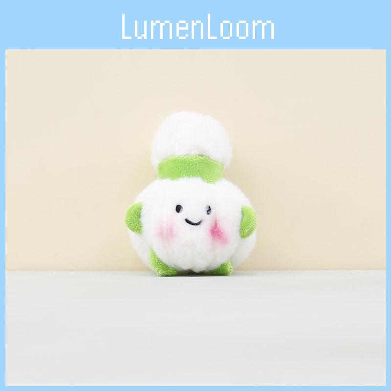 Plush Cute Garlic Keychain Plushie Toy With Pp Cotton Filling For Decor Bag