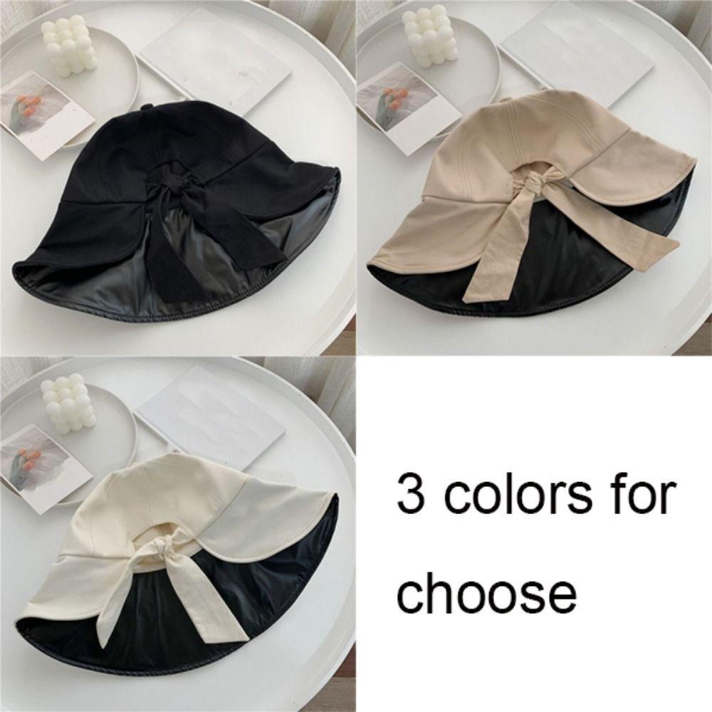 Foldable Wide Brim Hat Adjustable Bucket Cap Women Sunscreen Hats UV Protection Hat  Outdoor