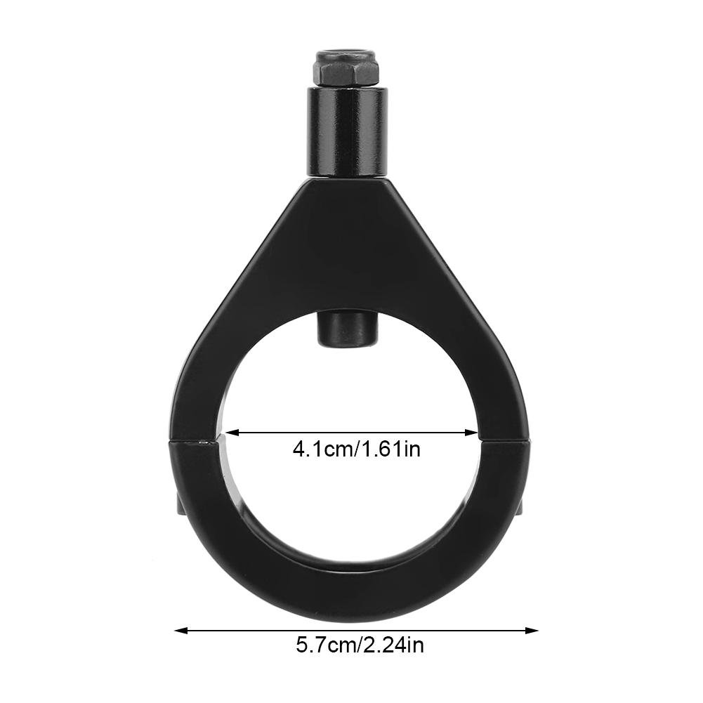 41mm Metal Plating Motorcycle Turn Signal Light Bracket Holder Clamps Mount Accessories Black