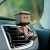 Holder Ornament Mini Wooden Man Perfume Creative Car Perfume Ornament  Car Air Freshener