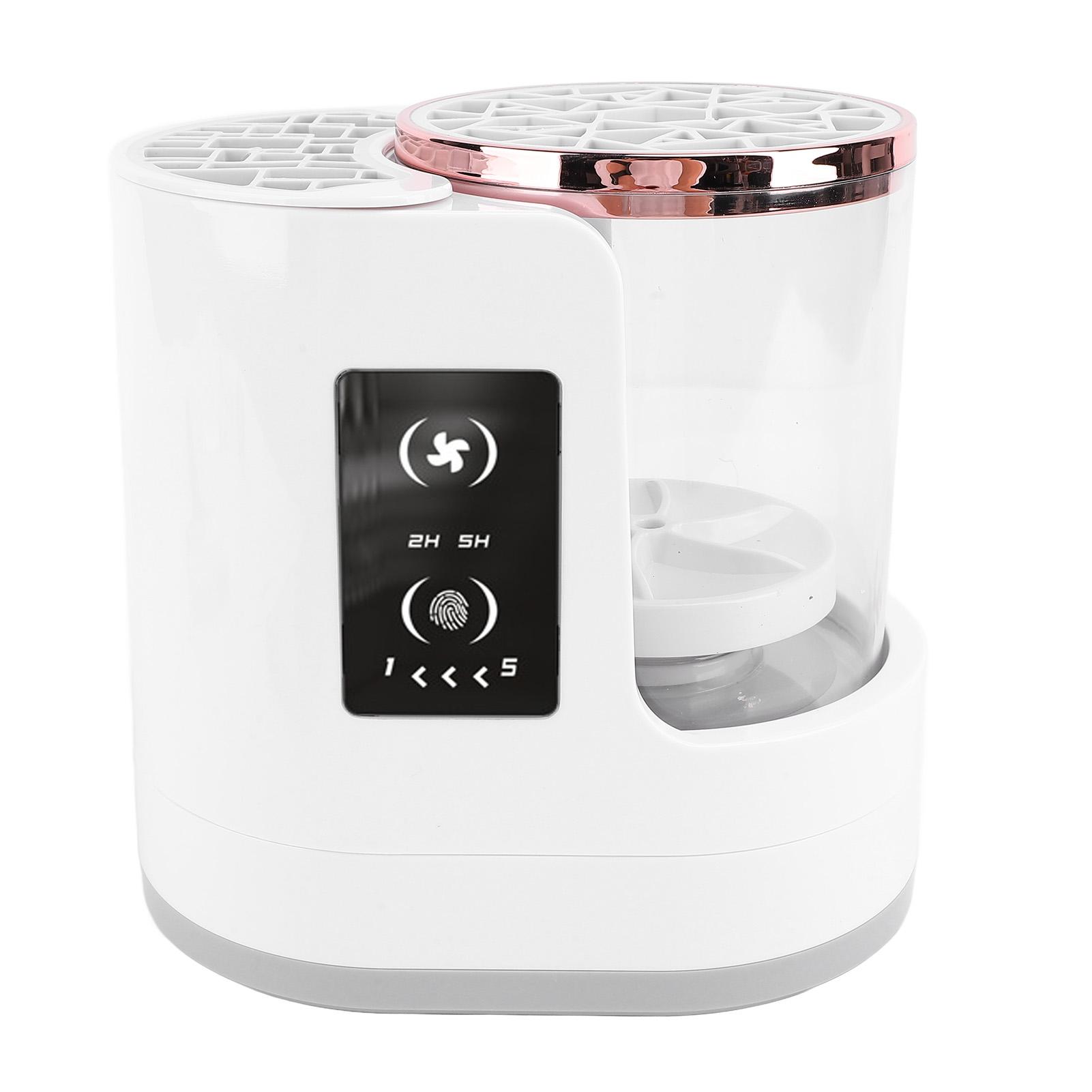 

USB Electric Makeup Brush Cleaner Clear View 850RPM 2H 5H Timer Detachable Makeup Brush Cleaner Dryer Machine