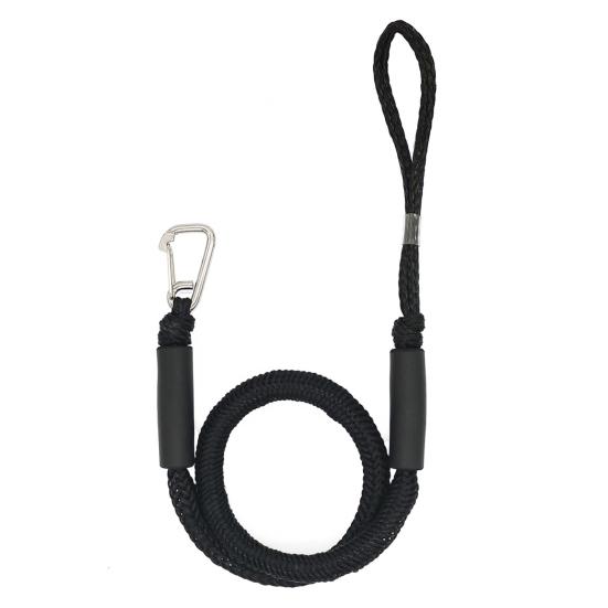 Boat Docking Rope Stable Portable Sturdy Boat Bungee Dock Line Bungee Cord Gadget for Ships чёрный