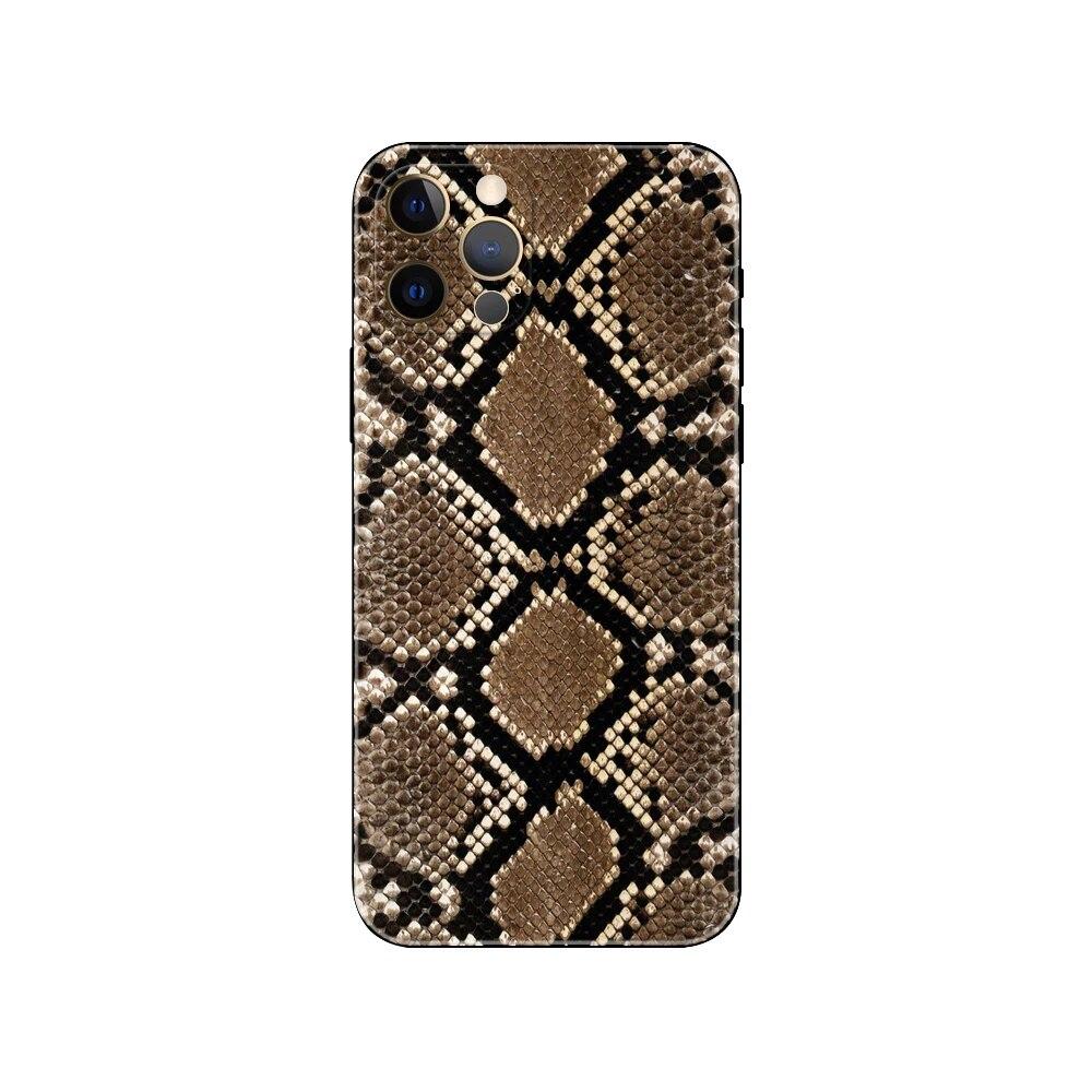 Schlangenleder Handyhülle für iPhone Samsung Galaxy Redmi Xiaomi Oppo OnePlus Note SA 7 8 9 10 11 12 13 14 20 21 22 23 53 54 Pro Max Plus Ultra TPU Soft