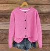 Women's Vintage Knit Button Cardigan Jacket