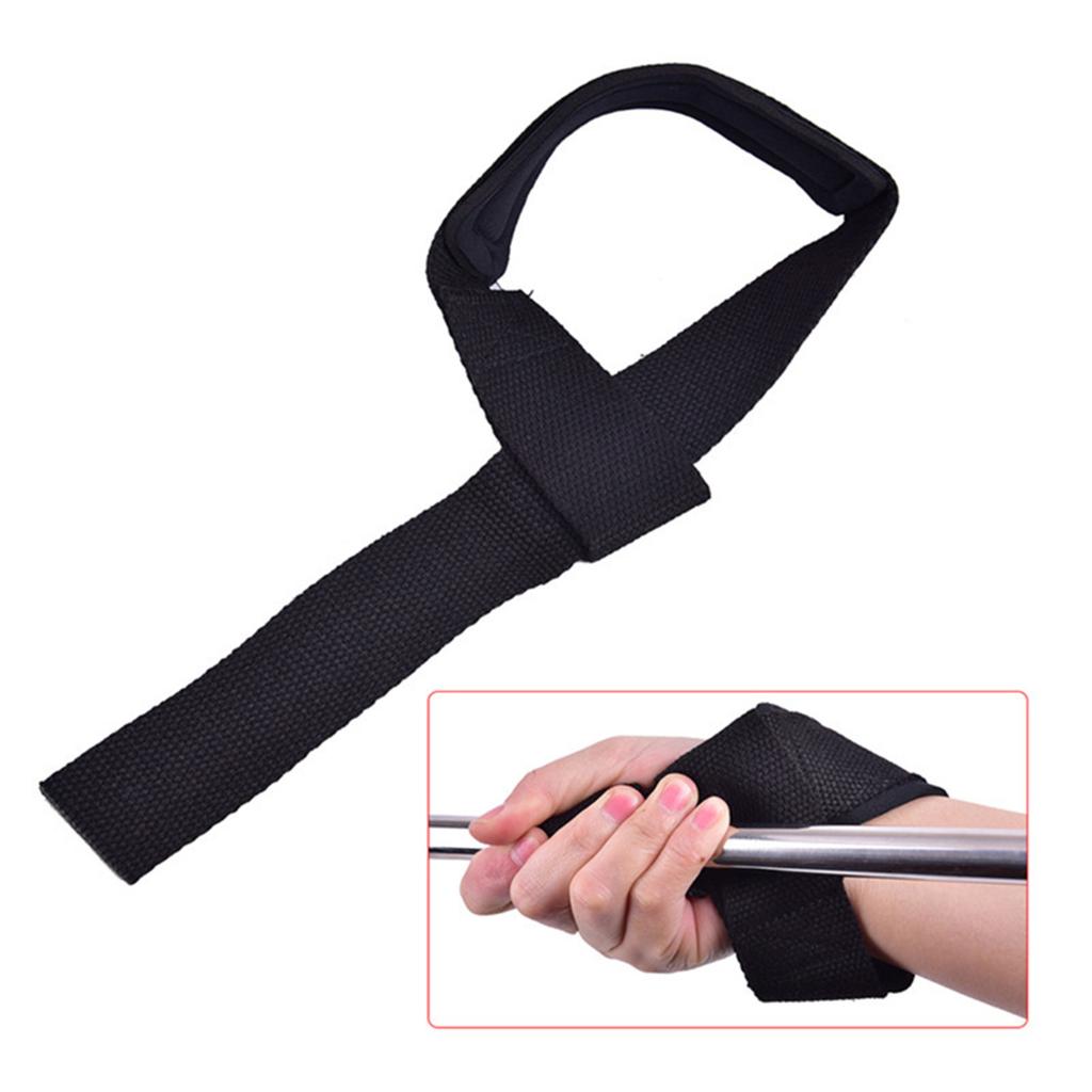 1 Pair Gym Lifting Wrist Straps Dumbbell Workout Weightlifting Wrist Straps Fitness Equipment
