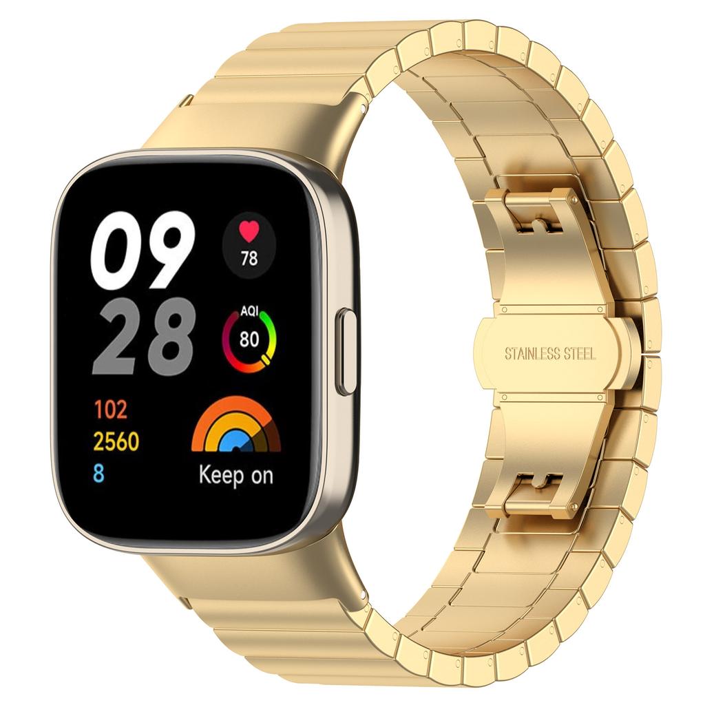 Watch Strap for Xiaomi Redmi Watch 3/Mi Watch Lite 3 Watchband 20mm Stainless Steel Wristband