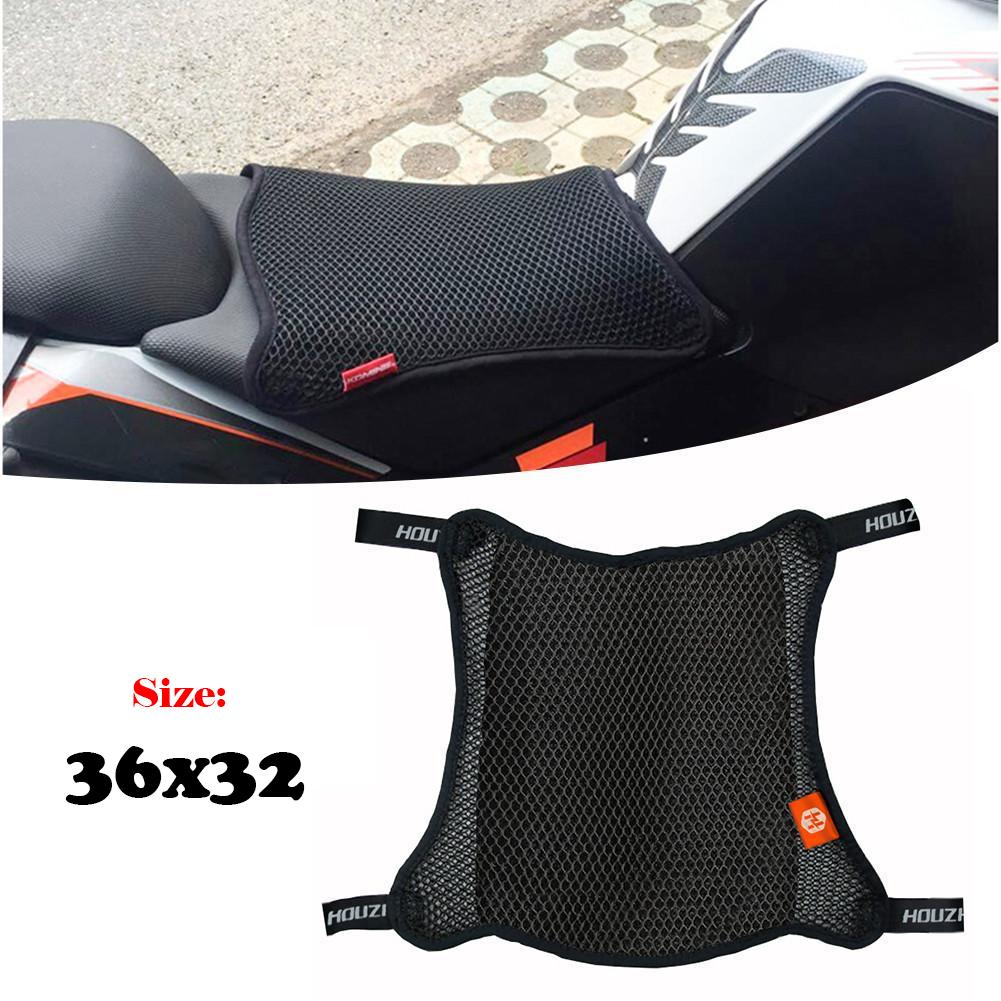 

1pcs Motorcycle Seat Cushion Sunscreen Motorcycle Air Seat Pad Waterproof Breathable Double Seat Cushion For Riding Accessories