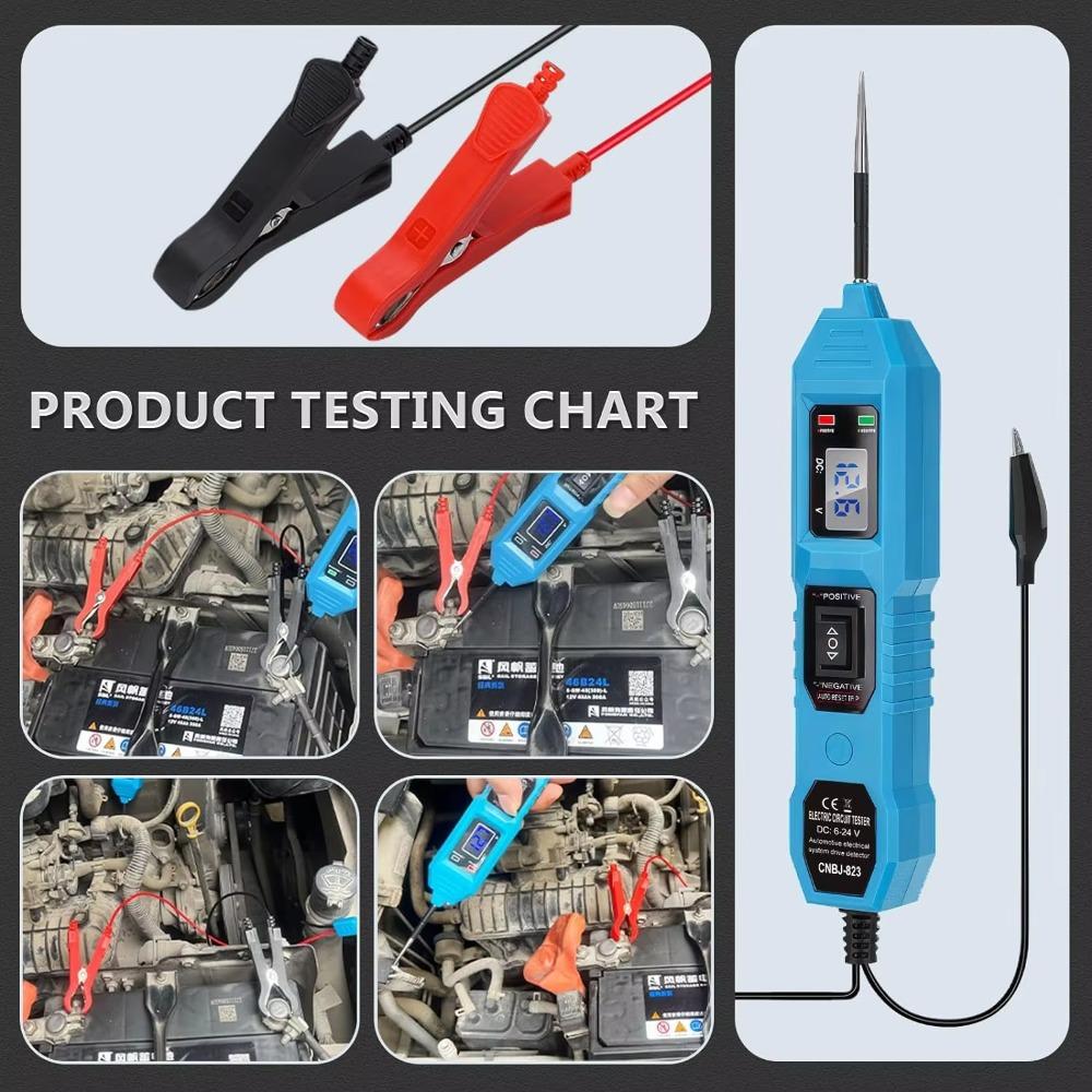 DC 7-36V Automotive Electric Circuit Tester 8A DC Car Power Tester Car Power Circuit Probe Kit  Car