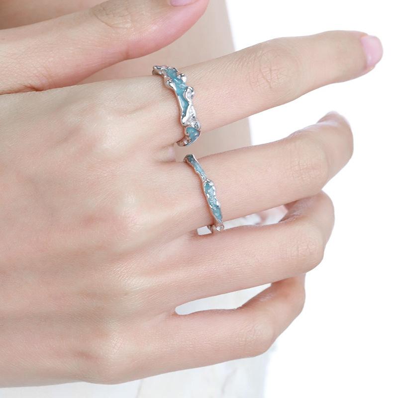Style Cold Unique Geometric Ring For Women Perfect For Couples And Lovers Fashion