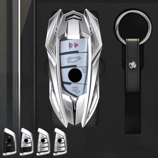 Zinc Alloy TPU Car Key Case Cover For BMW 1 2 3 4 5 6 7 8 X1 X2 X3 X4 X5 X6 X7