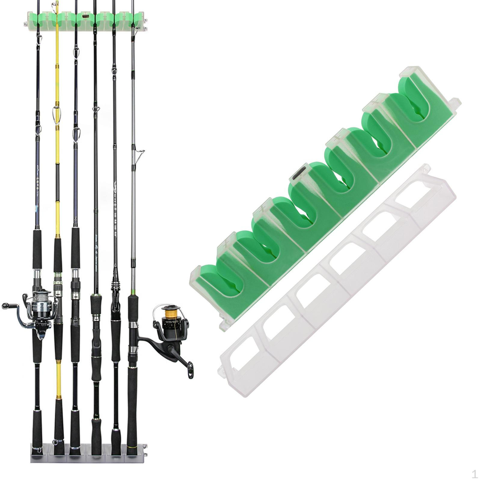 Настенный держатель для удочек, Стойка для удочек для гаража, Вертикальная стойка,