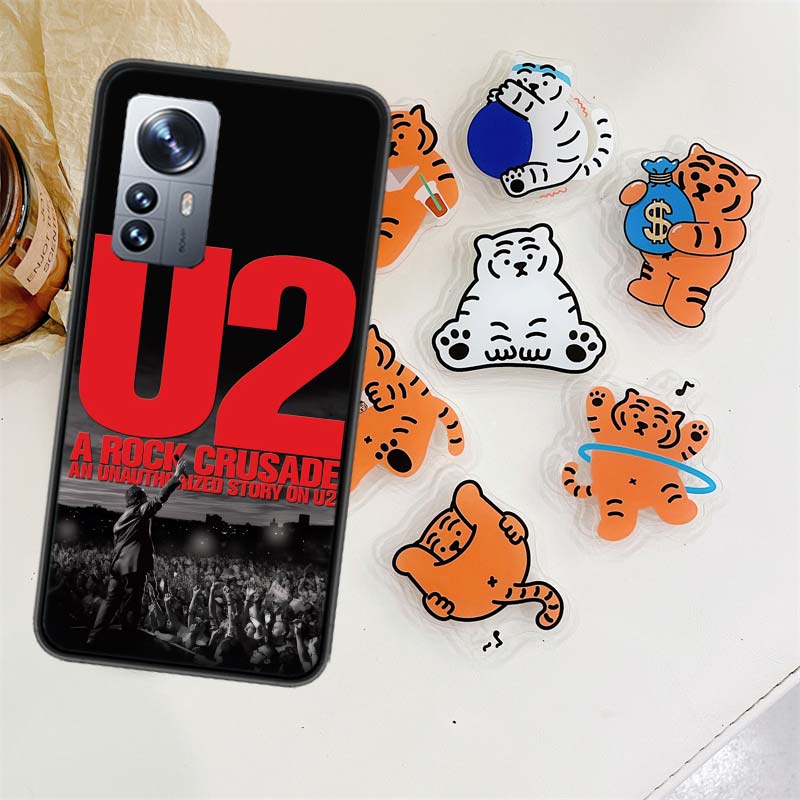 Band U2 Phone Case For Xiaomi Poco X7 X6 M8 M7 M6 M4 M3 X4 Pro F7 Ultra M5S Mi 14 14T 15 15T 12T 10T Pro 12S 12 11 Lite Cover Co
