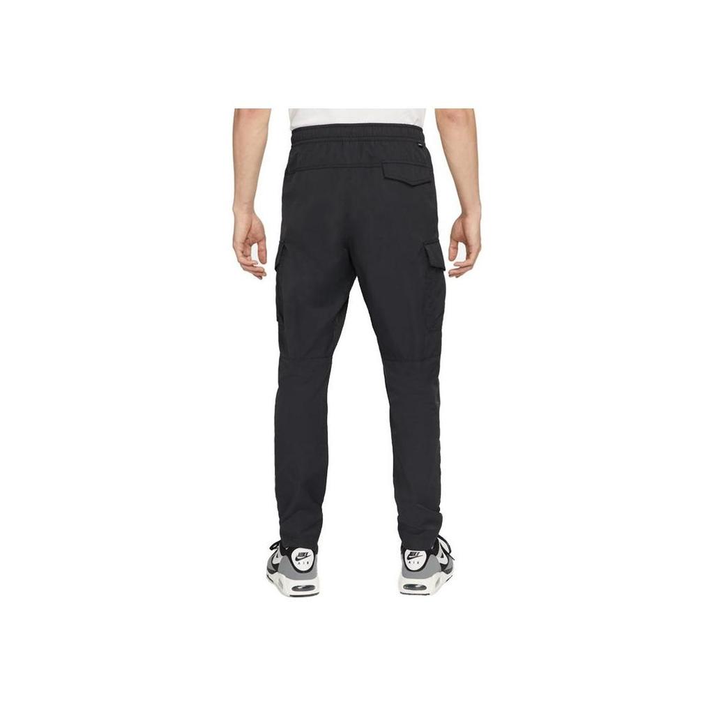Nike Sportovní užitkové tkané cargo kalhoty Pánské spodky Černé DD5208-010