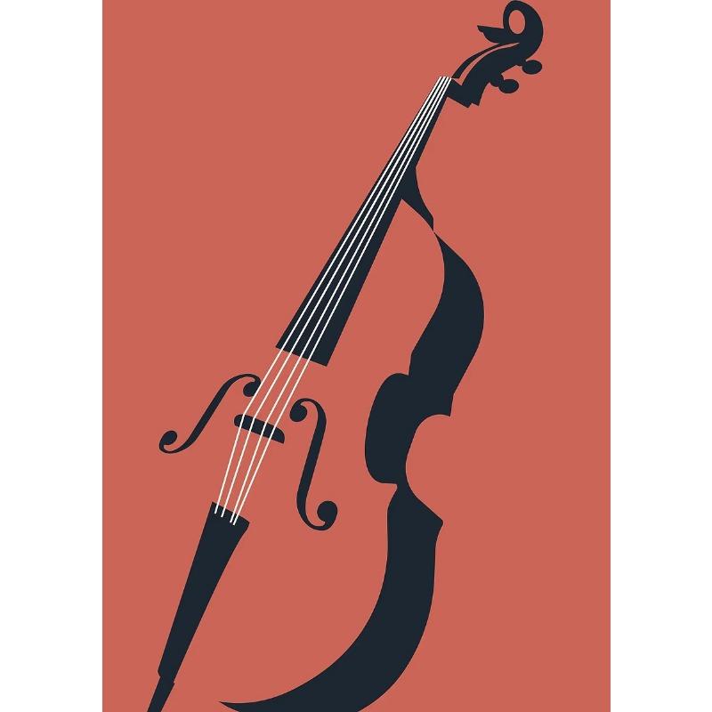 Abstract Creative Violin Instruments Elements Art Postersmurals Canvas Prints Music Classrooms Bedrooms Room Home Decoation