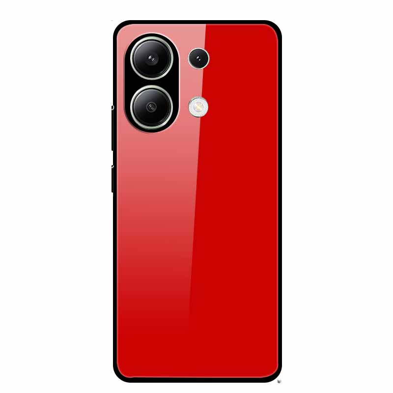 For Xiaomi Redmi Note 13 Pro 4G 6.67"Tempered Glass Cases Silicone Bumper Hard Back Covers for Redmi Note13 4G 6.67" Phone Cases