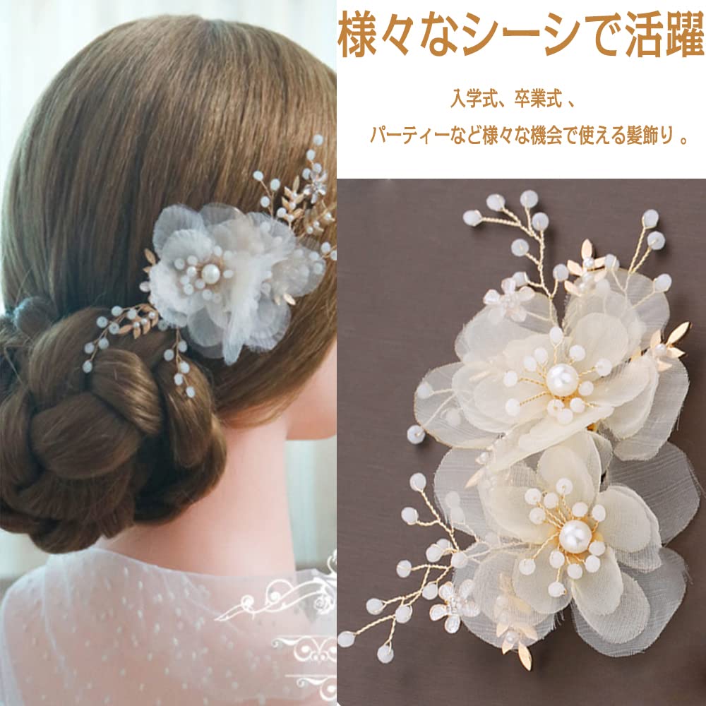 Children's Hair Ornament, Flower Hair Clip, Elegant Hair Accessory for Girls, Perfect for Photo Shoots, Piano Recitals, Entrance Ceremonies,