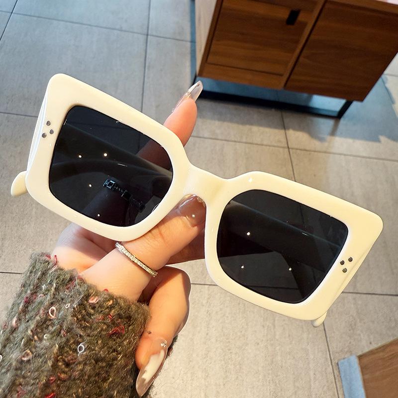 Vintage Eckige Sonnenbrille für Damen Herren Rechteckige Sonnenbrille Damen Cat-Eye Brille Oculos De Sol für Männlich Weiblich Brillen