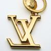 Chaveiro LOUIS VUITTON usado Portocre LV facets M65216 metal banhado a ouro
