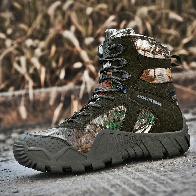 Kids Shoes Mens High-Top Hiking Boots Winter Outdoor Trekking Shoes Non-Slip Thick Sole Snow Trail Camping