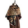 Autumn and Winter Leopard Print Wild Fashion Warm Scarf Unique Personality Sweet Cool Wind Women Imitation Cashmere Air Conditioner Shawl Scarf
