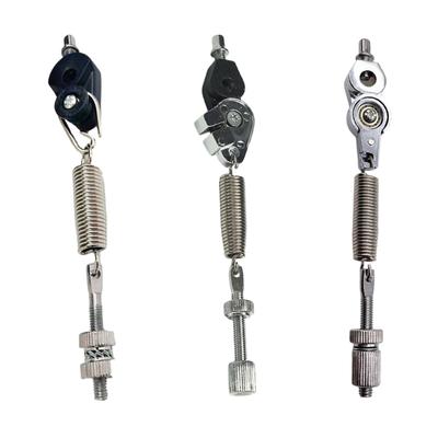 Edelstahl Trommelpedal Federhaken Bassdrum Pedal Federzugbaugruppe für verbesserte Rückpralle und Haltbarkeit