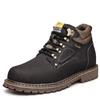 37-47 Large Size Foreign Trade Men's Martin Shoes Winter Fleece Warm Snow Boots Outdoor Hiking Tooling Shoes
