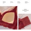Latex Underwear Lace Bra Thin Section Adjustable Collection of Breasts Bra