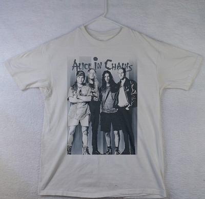 HOT Alice In Chains Poster White Heavy Cotton T-Shirt