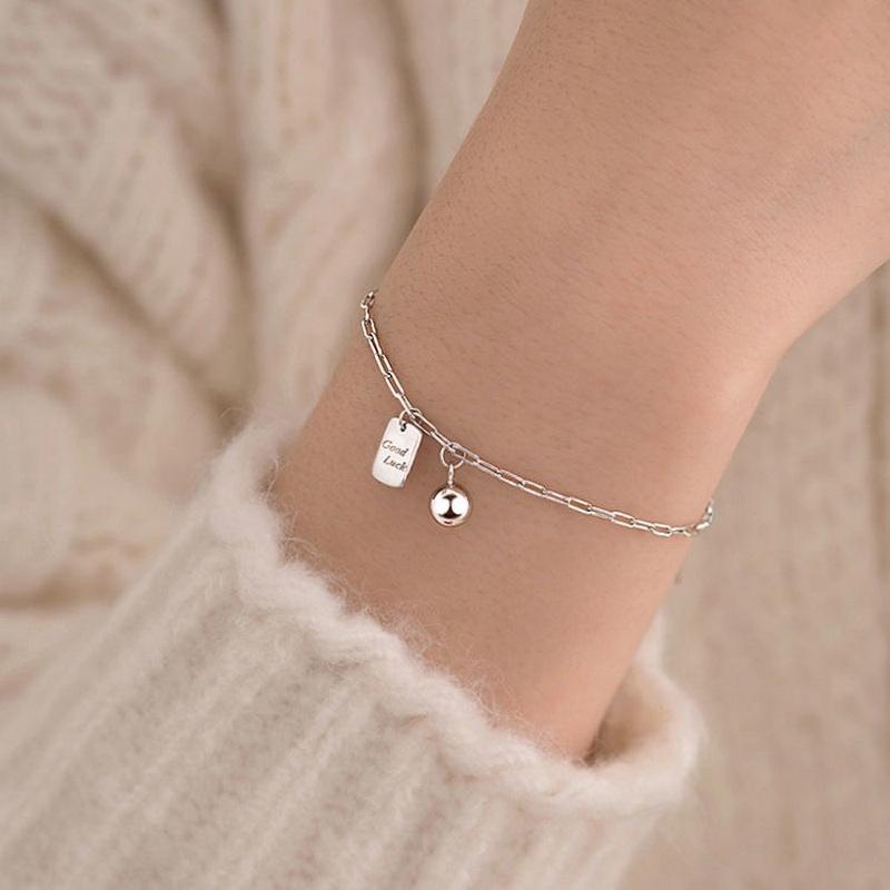 

3Pcs/Set Vintage Thick Chain Bracelets for Women Fashion Pearl Heart Charm Strand Bracelet Punk Aesthetic Jewelry Party Gift