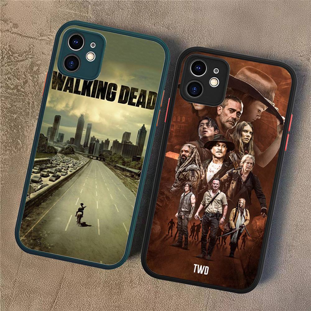Horror The W-Walking D-Dead TV For IPhone 11 12 13 14 15 16 Pro Max Plus Matte Translucent Phone Cover