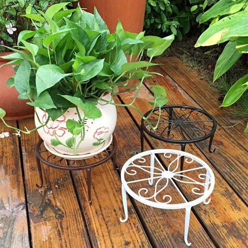 Flower Rack Floor To Ceiling Single Pot Bonsai Iron Flower Rack Indoor Balcony Flower Rack Iron Tabletop Flow