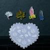 Multipurpose Nail Art Template Tool Stylish Silicone Nail Art Molds Embossing Carving Templates for Nail Enthusiasts