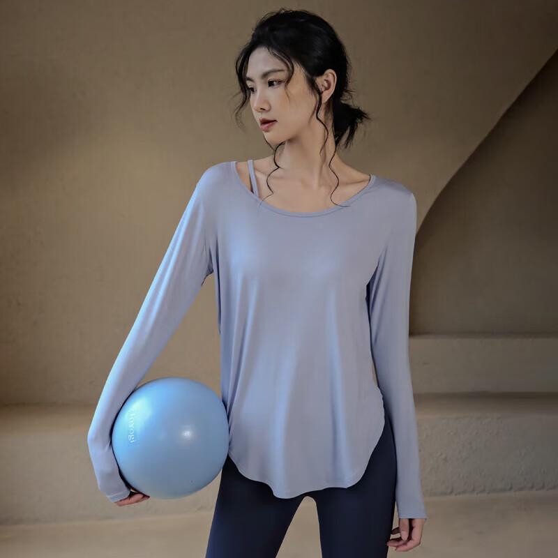 ACKDCS Women s Loose Fit Yoga Long Sleeve T-Shirt M