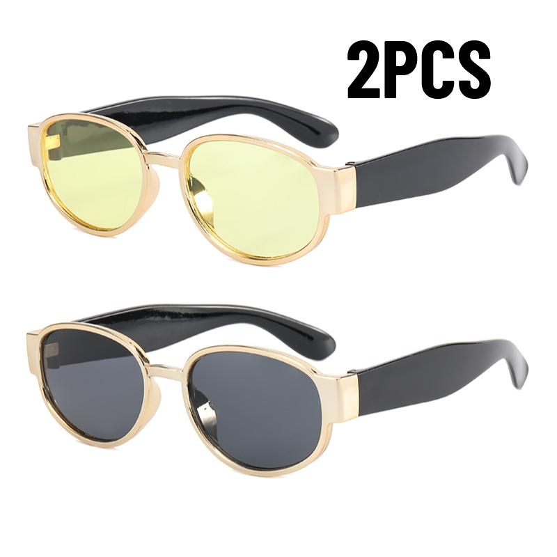 New Fashion Vintage Sunglasses Women Men Designer Retro Oval Luxury UV400 Sun Glasses Eyewear Gafas de sol