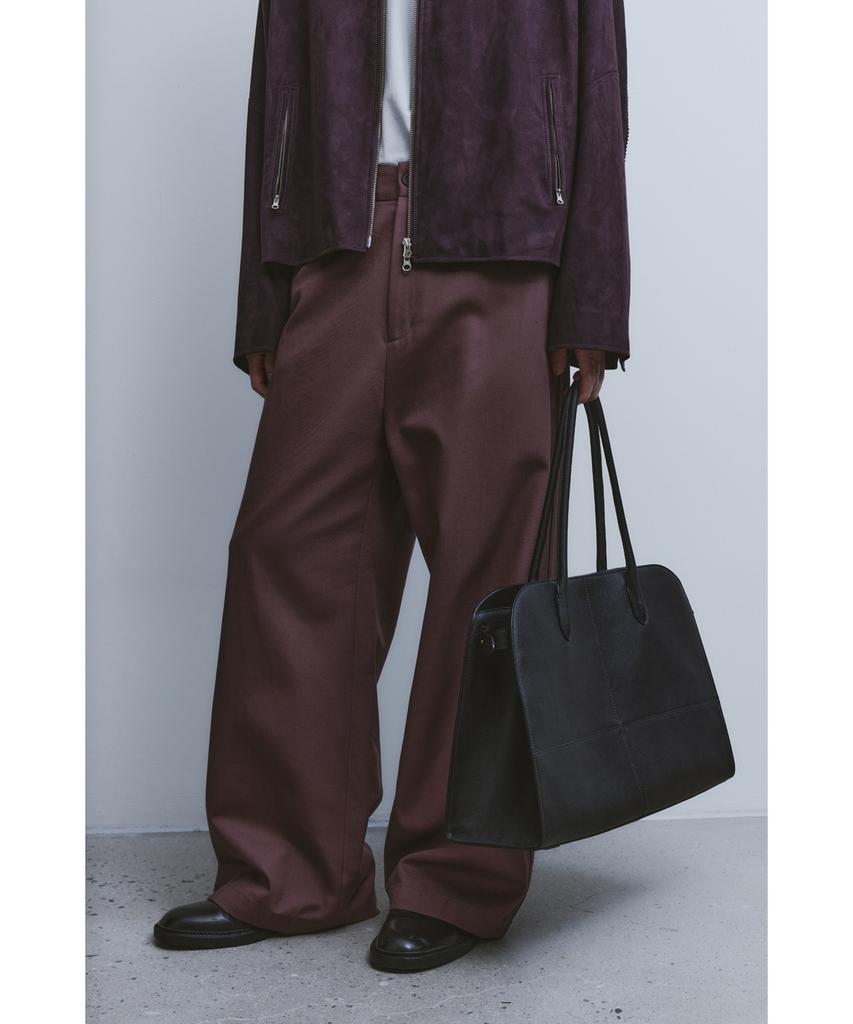 YOUTH Double Trimming Wide Pants - Purple