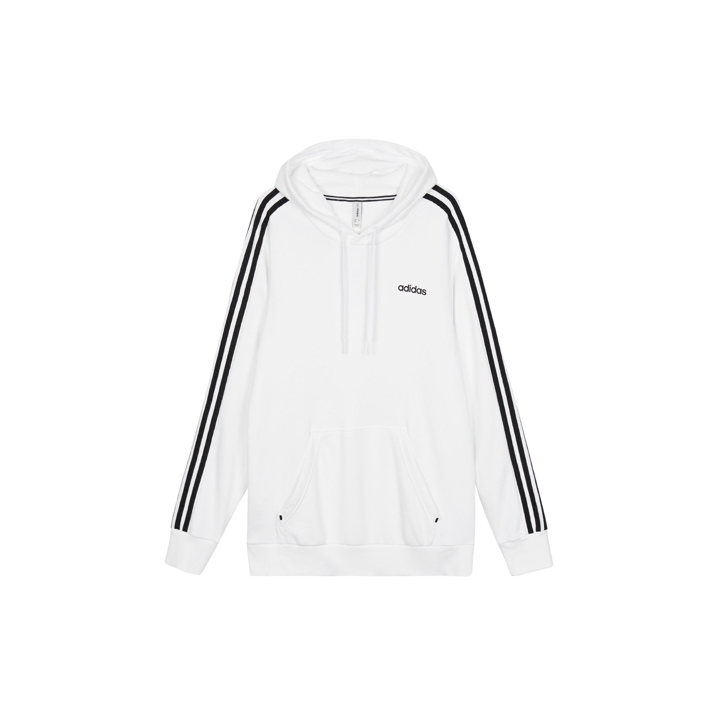 adidas neo White Men s Side Stripe Hooded Sweatshirt H53023 S