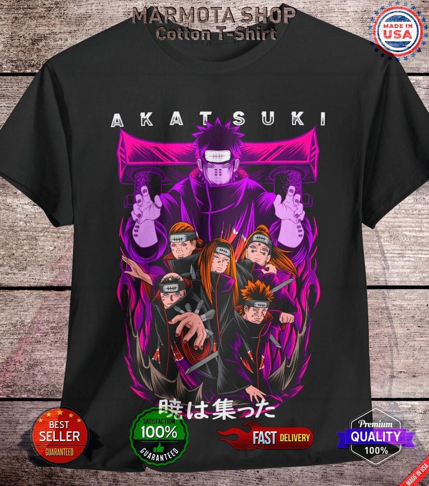 

Pain T-Shirt Naruto Shippuden Akatsuki Itachi Anime Unisex Tee T-Shirt All Size 4XL