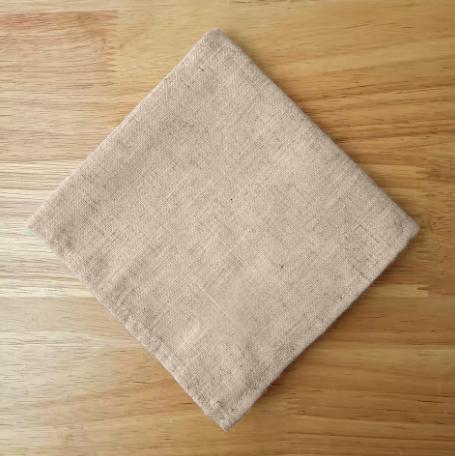 Linen Napkins Beige 10 Pieces 45X45Cm