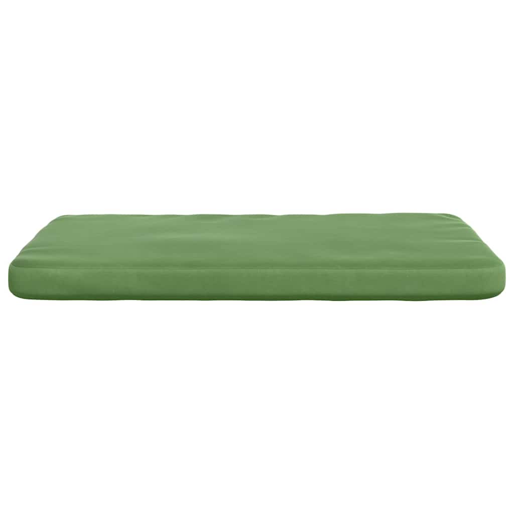 Seat Cushion Set 4 Pcs Light Green 40 X 40 X 3 Cm Velvet