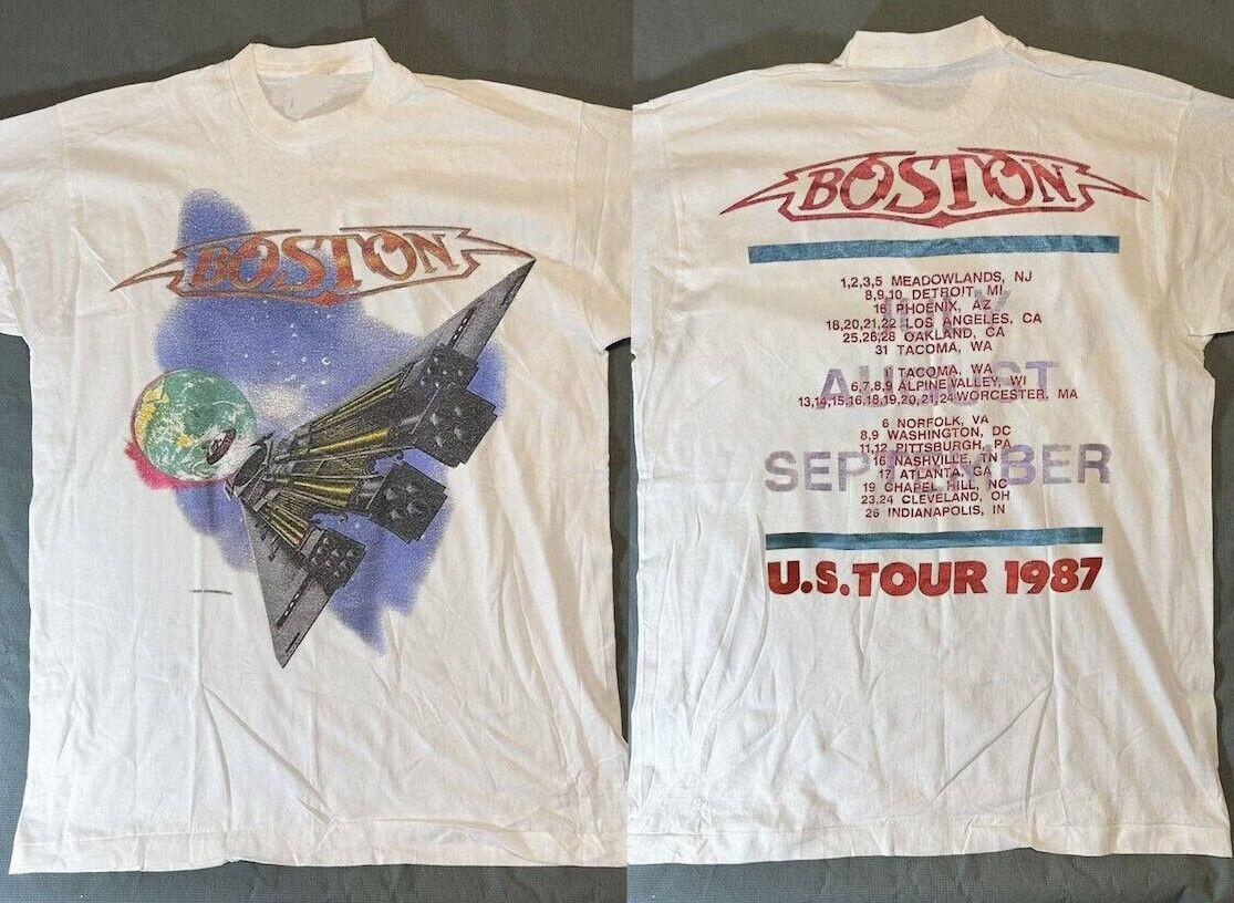 Boston Rock Band Tour 1987 US Tour T-shirt, 80 s Tour shirt Gift For Fans S