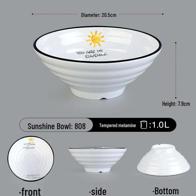 

Commercial Melamine Noodle Bowl